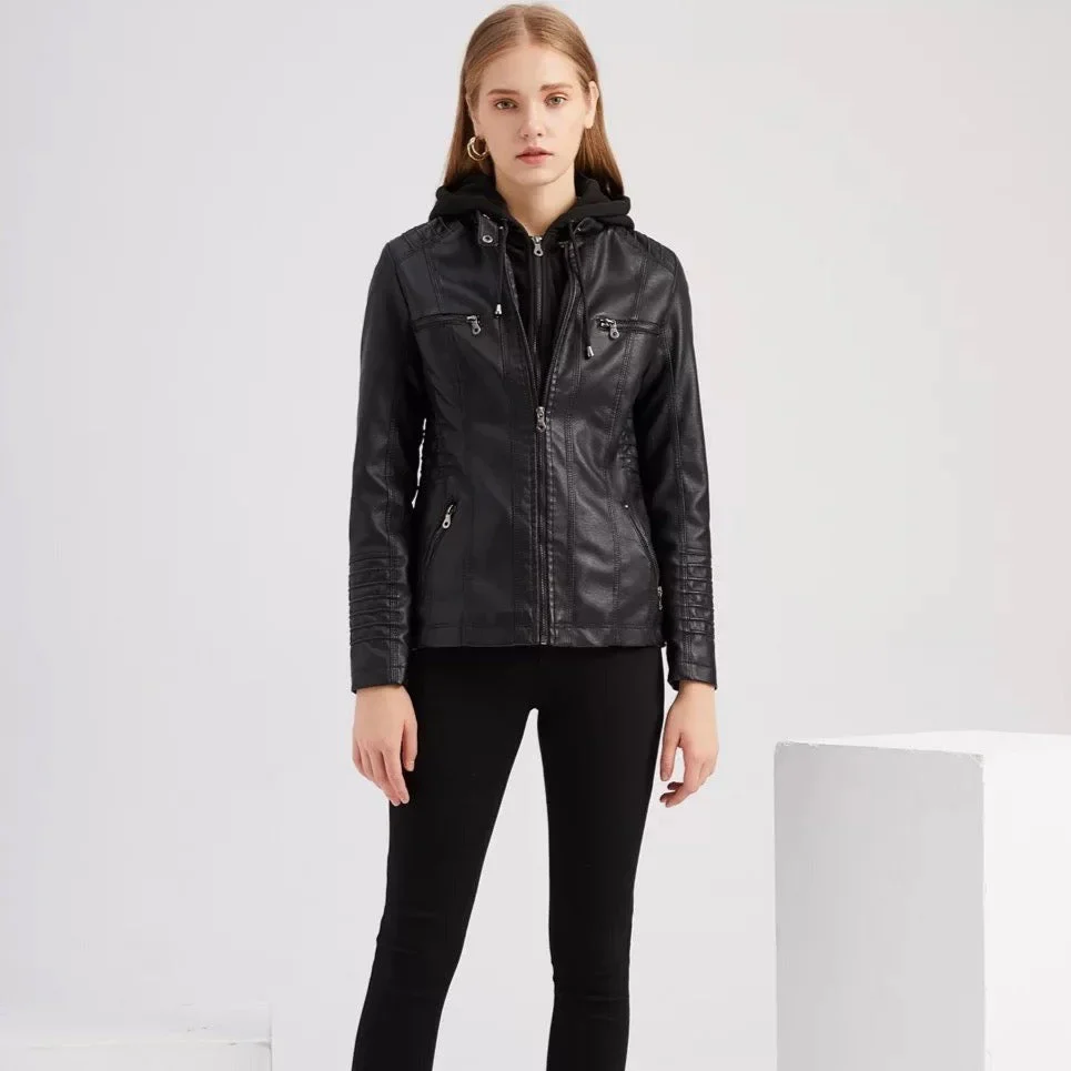 Heidi-Mode | Damen Jacke Stylisches Design, Bequeme Passform mit Taschen und Kapuze - Image 3
