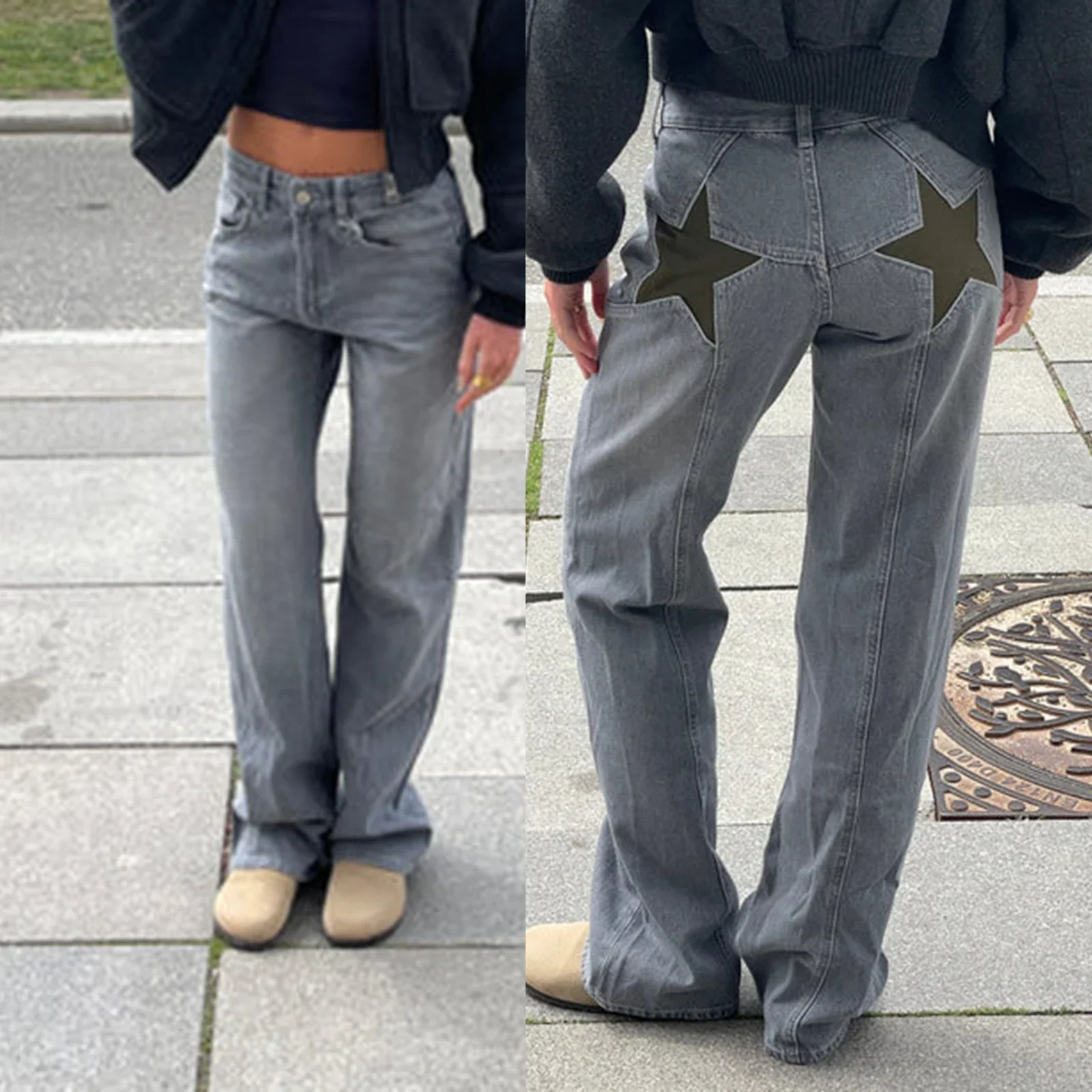 Heidi-Mode | Damen Jeans mit Sternmuster - Image 11