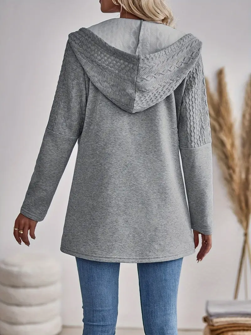 Heidi-Mode | Damen Kapuzen Sweatshirt mit Reißverschluss - Image 4