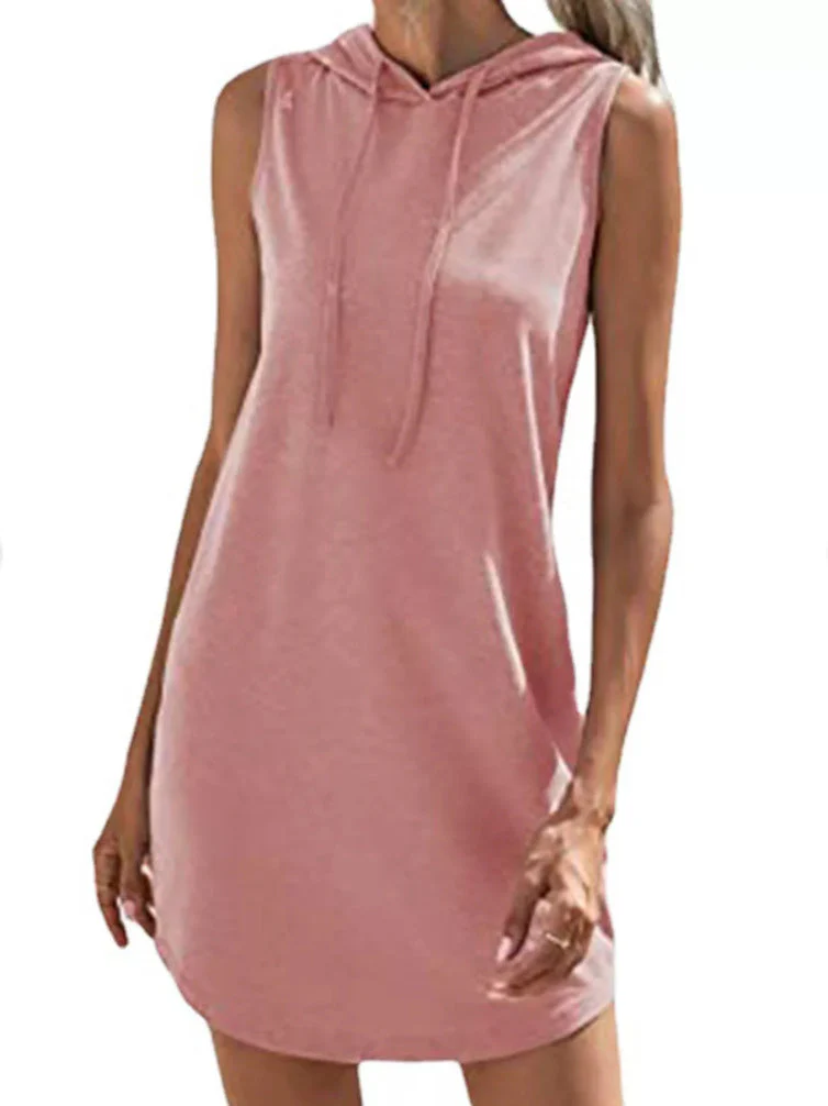 Damen Kapuzenkleid Aus Atmungsaktivem Jersey-Material Heidi-Mode - Image 4