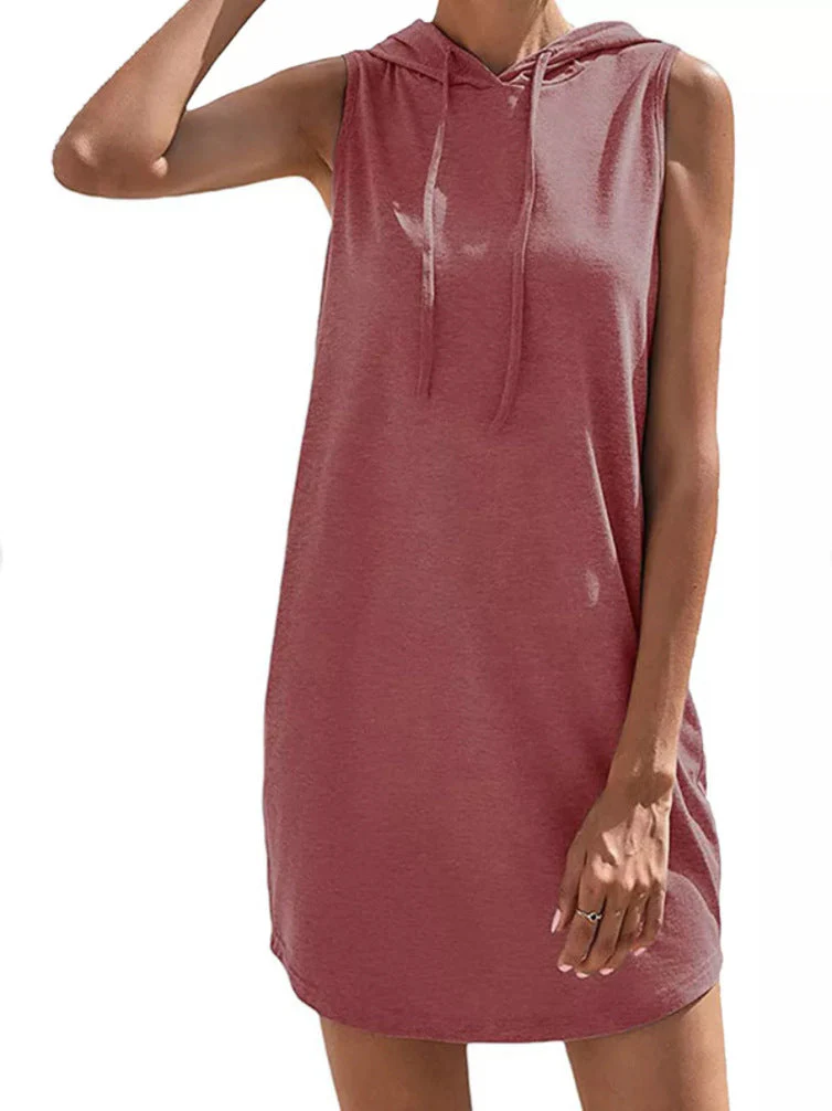 Damen Kapuzenkleid Aus Atmungsaktivem Jersey-Material Heidi-Mode - Image 7