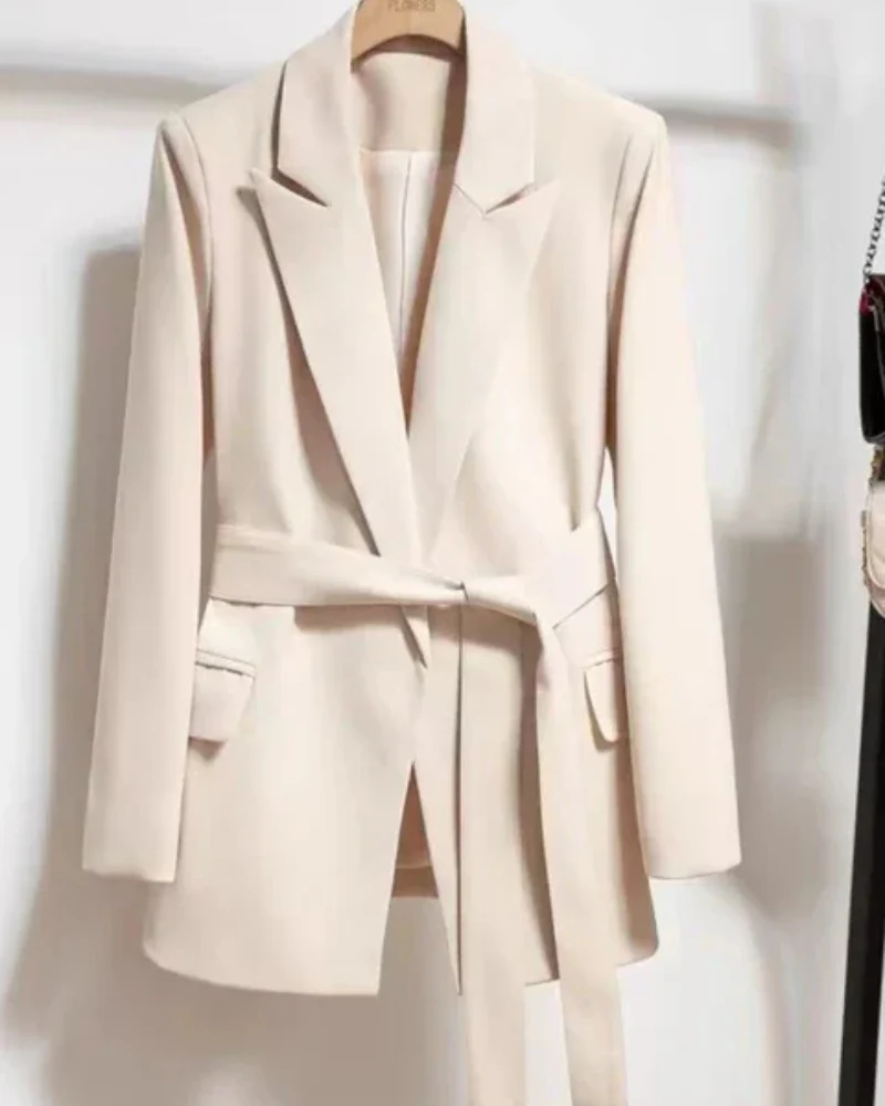 Heidi-Mode | Damen Klassisch Trenchcoat Schwarz Jacke - Image 2