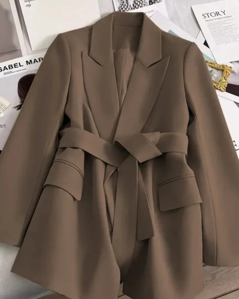 Heidi-Mode | Damen Klassisch Trenchcoat Schwarz Jacke - Image 3
