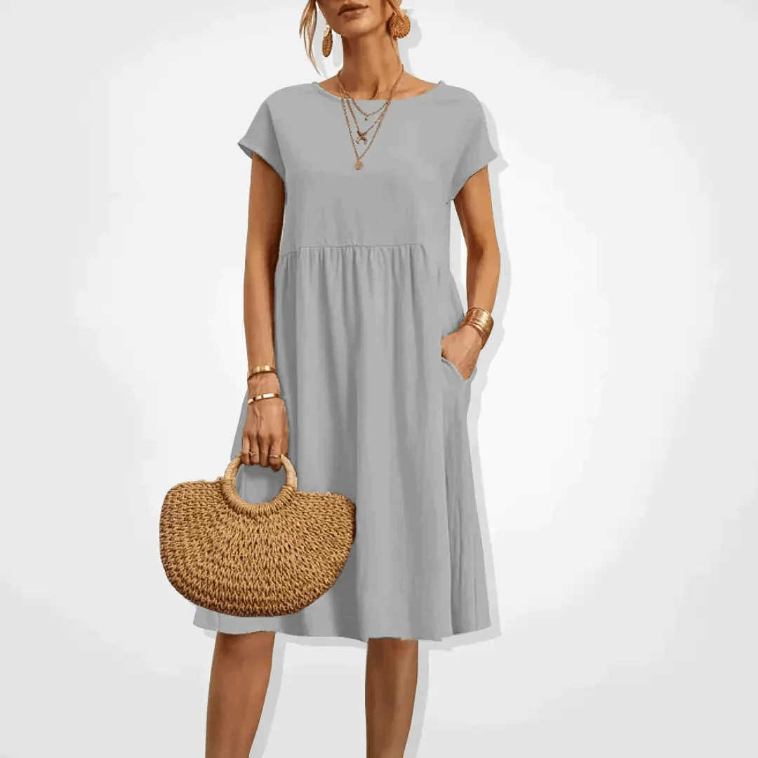 Heidi-Mode | Damen Kleid Stilvolles Midi Kleid Sommerliche Eleganz - Image 7