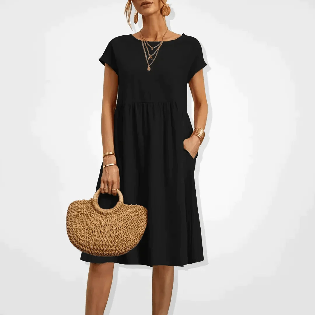 Heidi-Mode | Damen Kleid Stilvolles Midi Kleid Sommerliche Eleganz - Image 8
