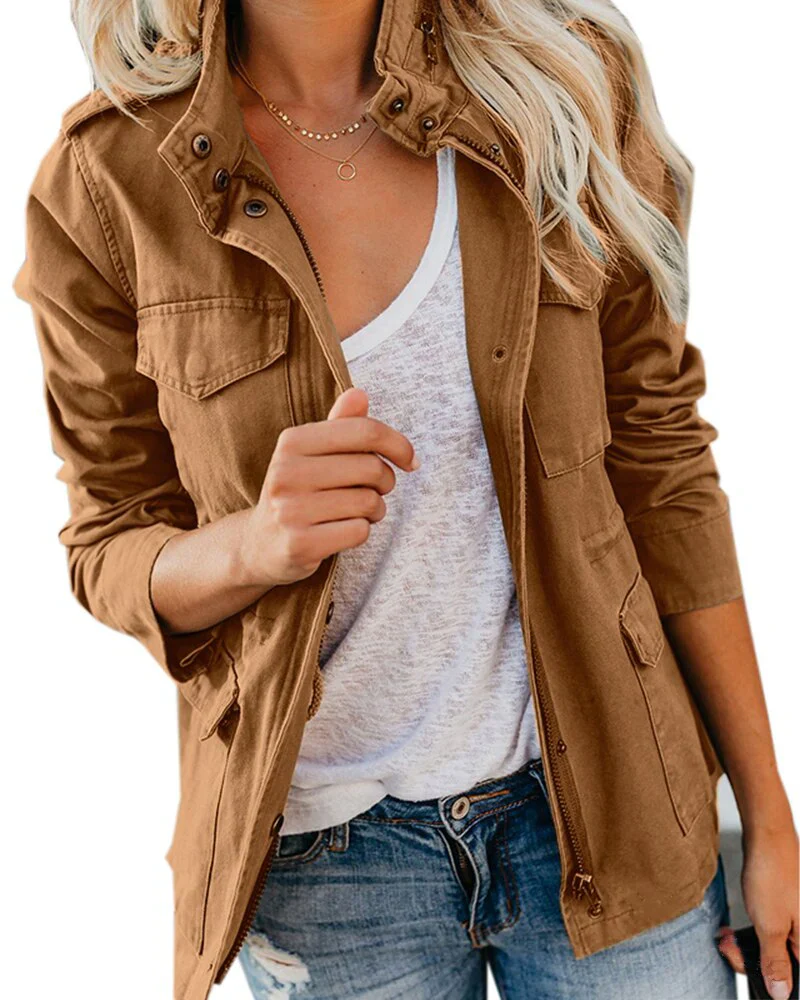 Heidi-Mode | Damen Kurz Jeansjacke Weinlese - Image 5