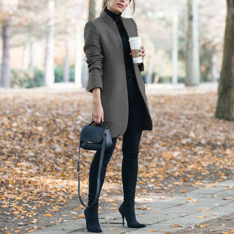 Heidi-Mode | Damenmantel Büro Lady Blazer - Elegant & Professionell - Image 9