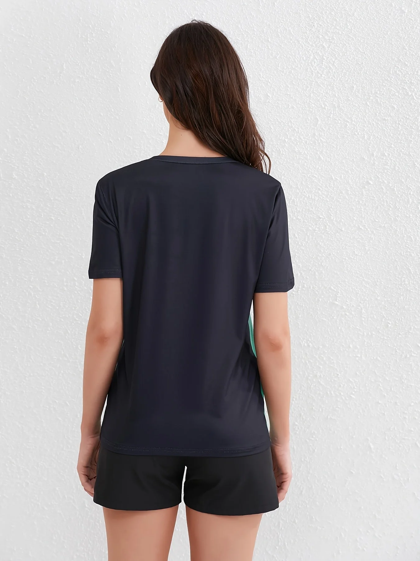 Heidi-Mode | Damen Ombre Sport T-Shirt mit Kurzen Ärmeln - Image 5
