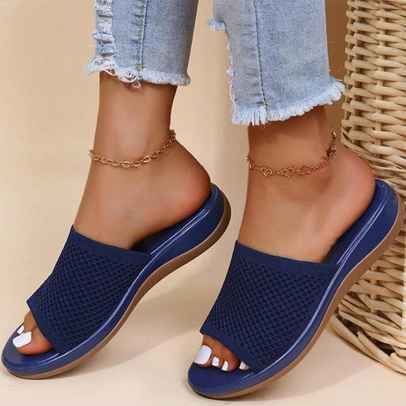 Heidi-Mode | Damen Orthopädische Slipper Bequeme und Atmungsaktive Sommer Damen Slipper - Image 3