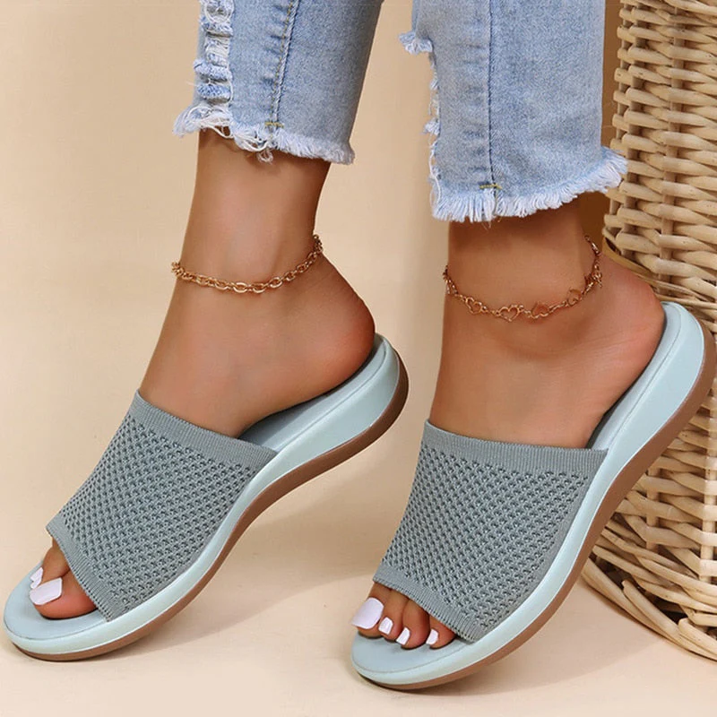Heidi-Mode | Damen Orthopädische Slipper Bequeme und Atmungsaktive Sommer Damen Slipper - Image 4