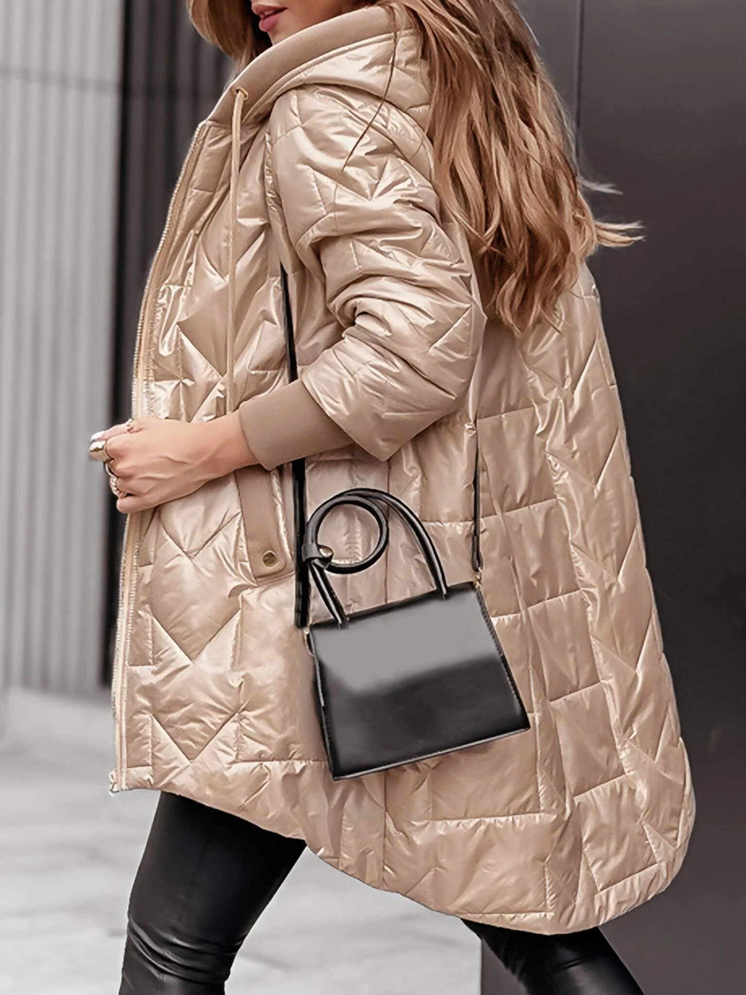 Heidi-Mode | Damen Puffermantel mit Kapuze - Image 5
