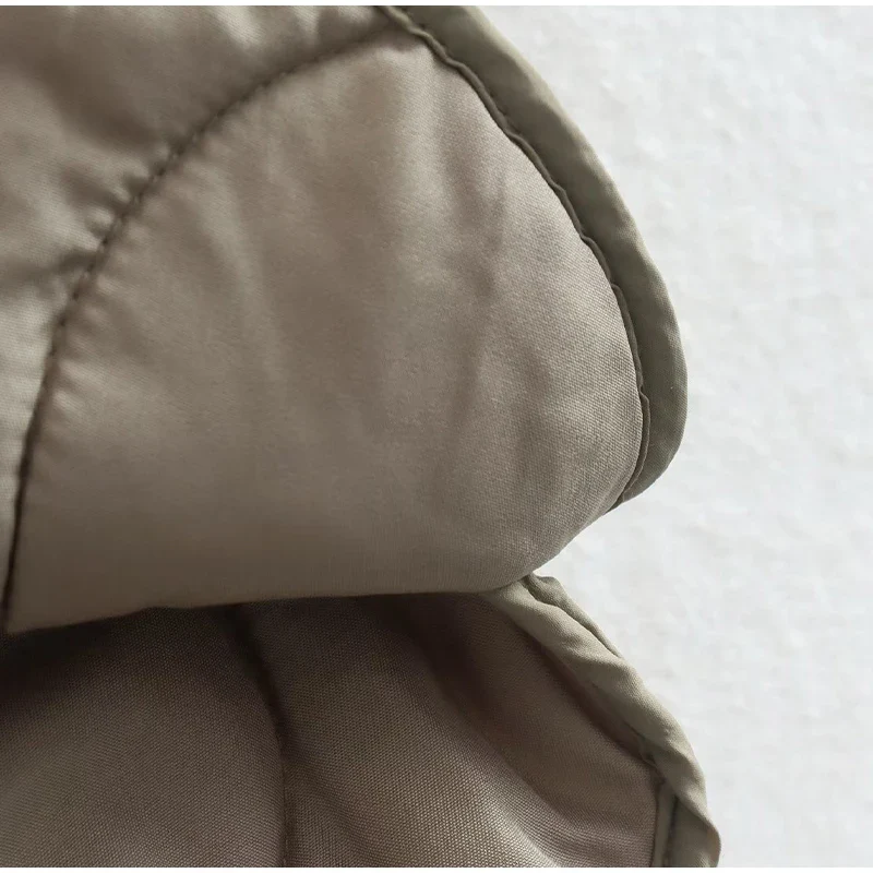Heidi-Mode | Bequemes Rundhals gepolstertes Jacket mit Knöpfen Ideal für Herbst/Winter - Image 9