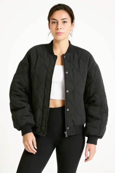 Heidi-Mode | Oversized gesteppte Jacke - Bomberstil - Image 2