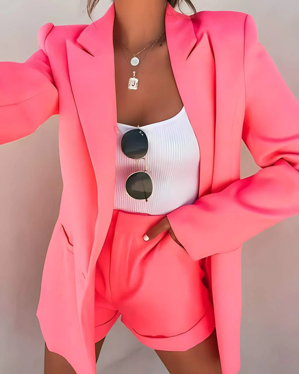 Heidi-Mode | Damen Blazer mit Shorts