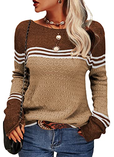 Heidi-Mode | Damen Zwei-Farben Farbblock Pullover - Image 8