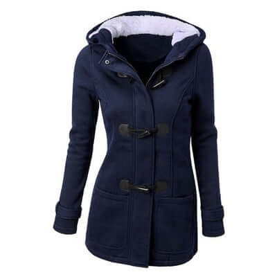 Heidi-Mode | Damen Gemütliche Fleece Kapuzenjacke - Image 4