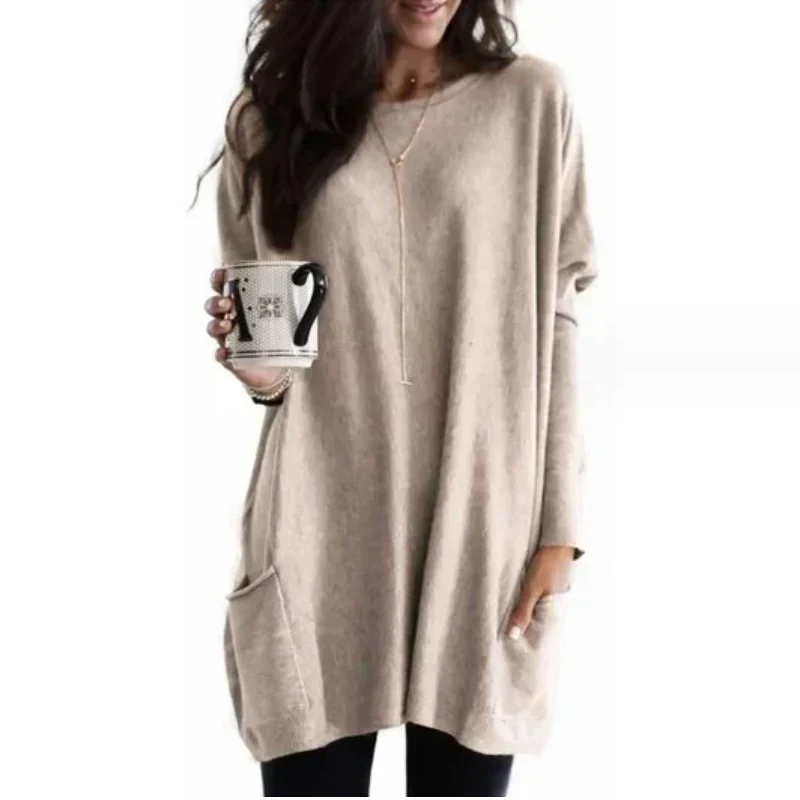 Heidi-Mode | Damen Oversized-Tunika Pullover für Entspannten Komfort - Image 10