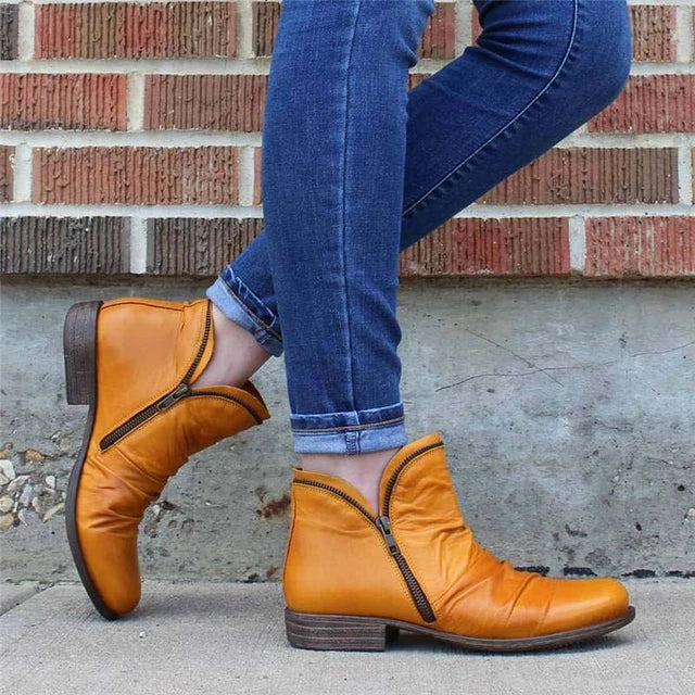 Heidi-Mode | Damen Reißverschluss Stiefeletten - Image 11