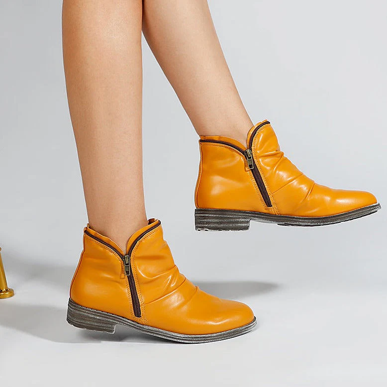 Heidi-Mode | Damen Reißverschluss Stiefeletten - Image 4