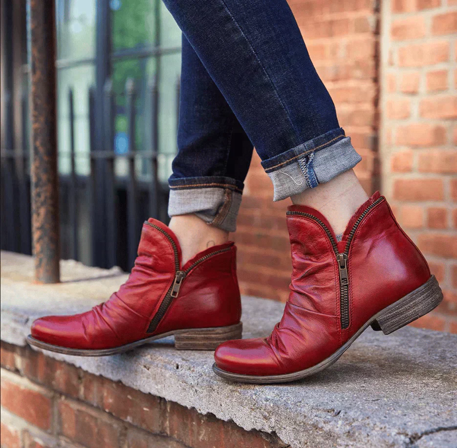 Heidi-Mode | Damen Reißverschluss Stiefeletten - Image 5