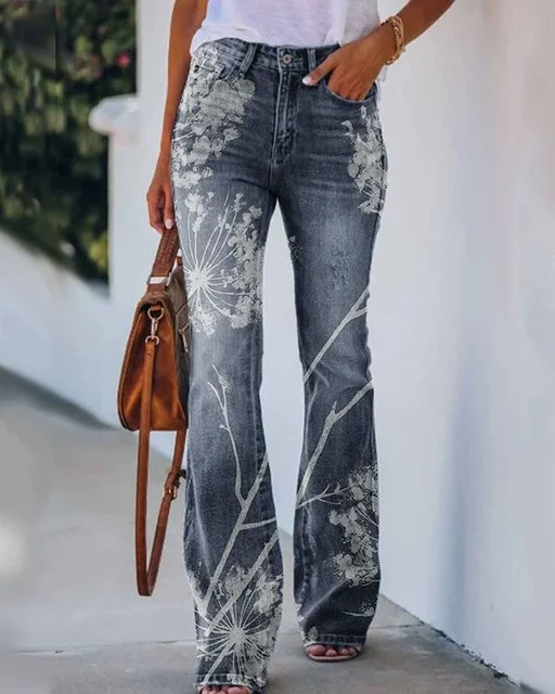 Damen Denim Flared Jeans mit Trendigem Schnitt & Hoher Passform Heidi-Mode - Image 17