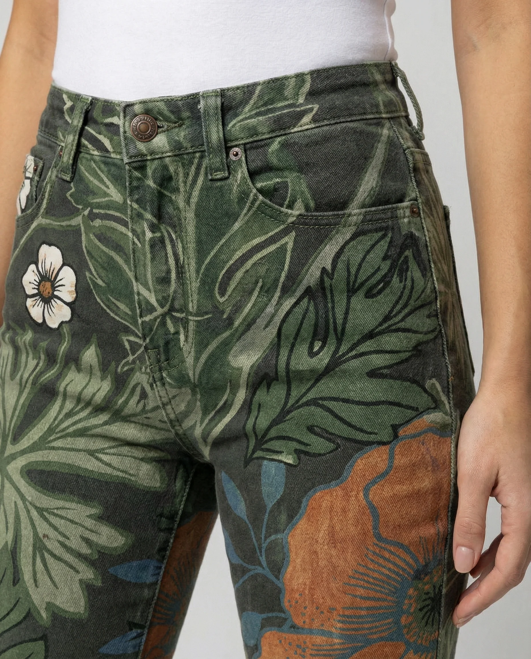 Damen Denim Flared Jeans mit Trendigem Schnitt & Hoher Passform Heidi-Mode - Image 3