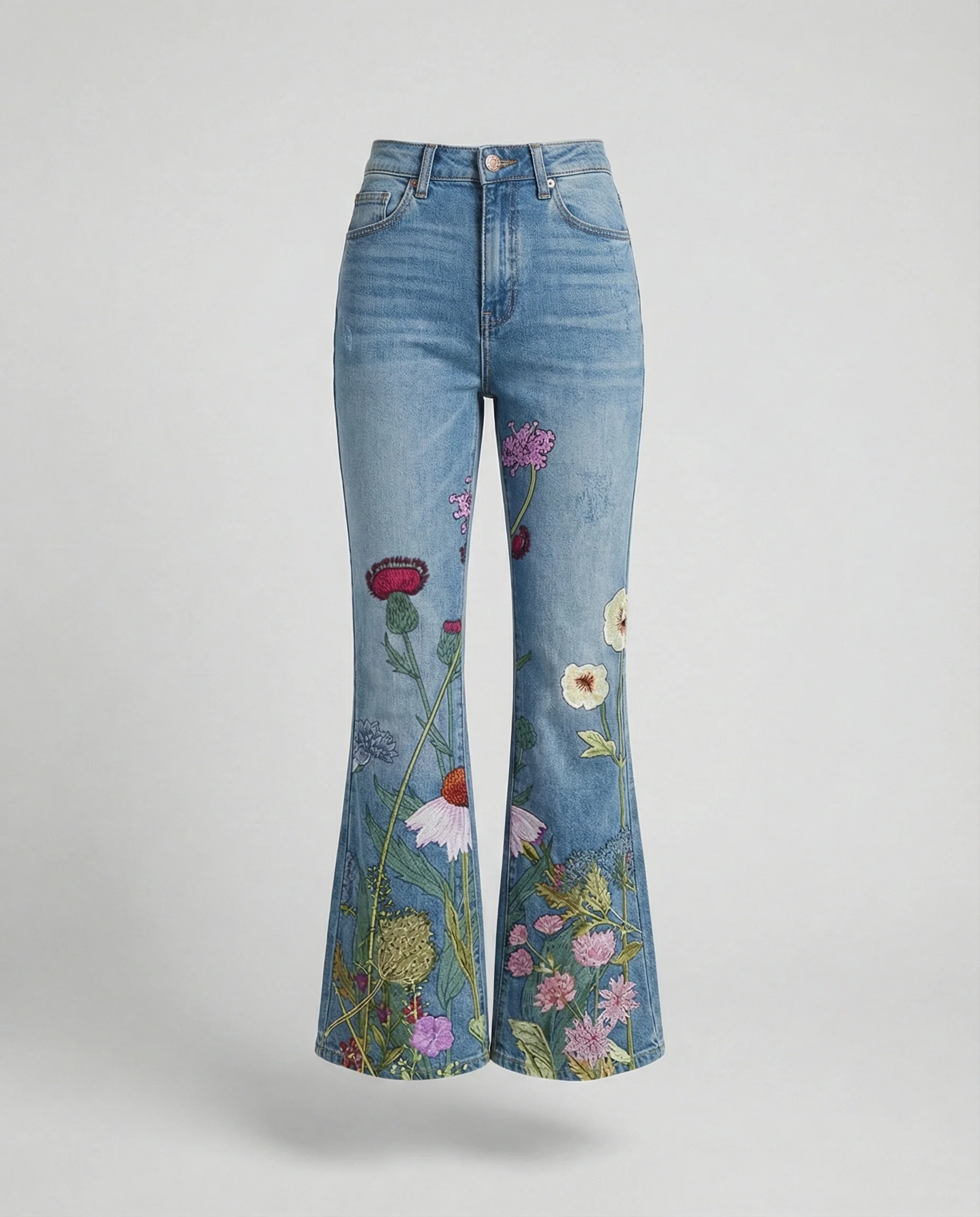 Damen Denim Flared Jeans mit Trendigem Schnitt & Hoher Passform Heidi-Mode - Image 8