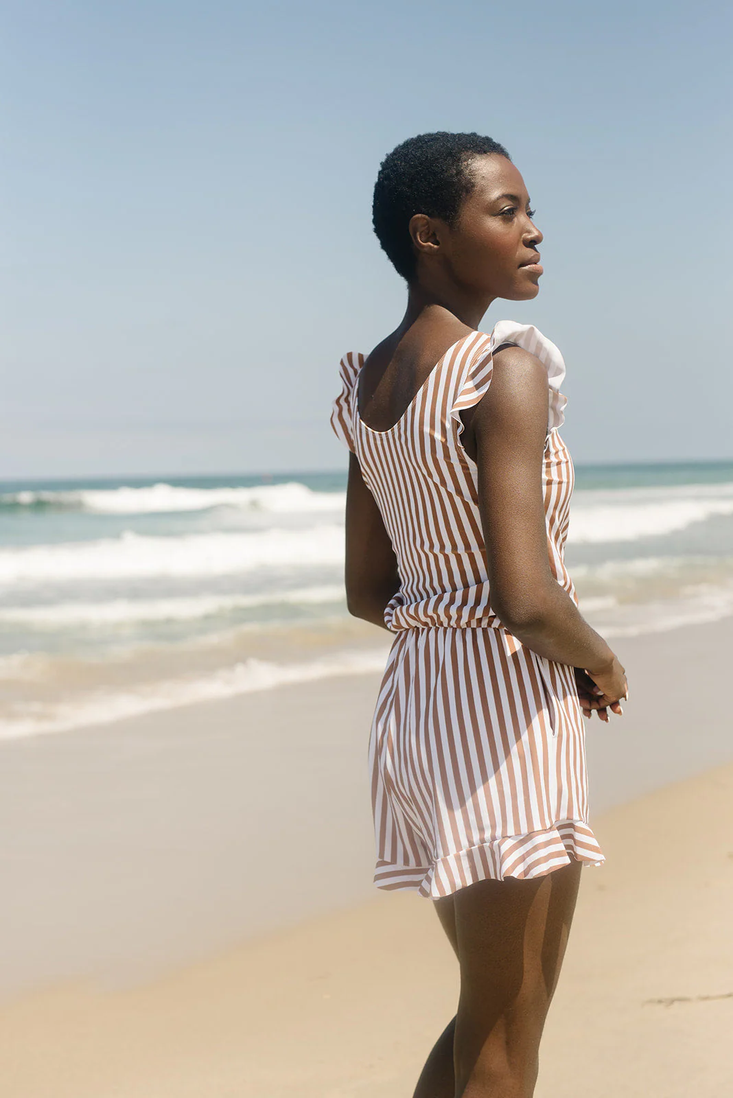 Heidi-Mode | Damen Schwimmbekleidung Swimming Wear Badehose mit Eingebautem Bh - Image 3