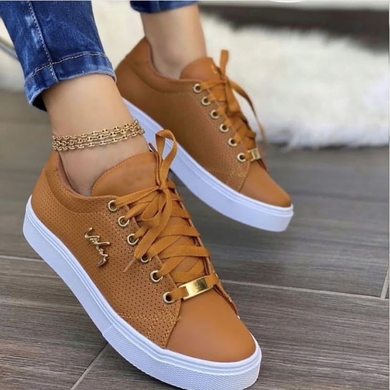 Heidi-Mode | Damen-Sneaker Flache, Atmungsaktive Schnürschuhe für Mädchen" - Image 3