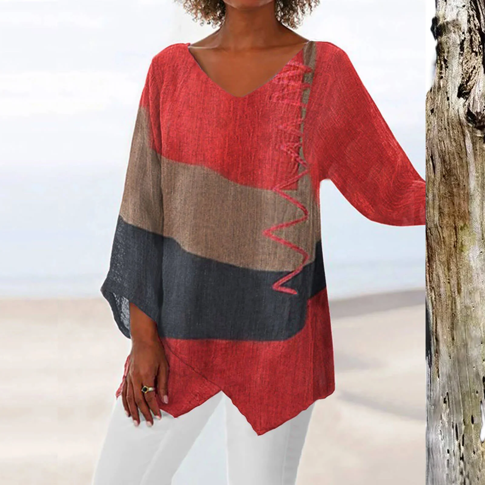 Heidi-Mode | Damen Stilvolle Sommerbluse