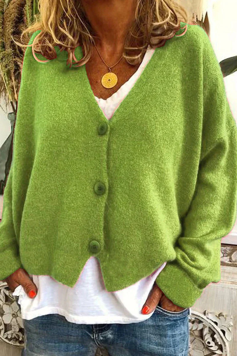 Heidi-Mode | Damen Strickjacke Kurz Rot - Image 11