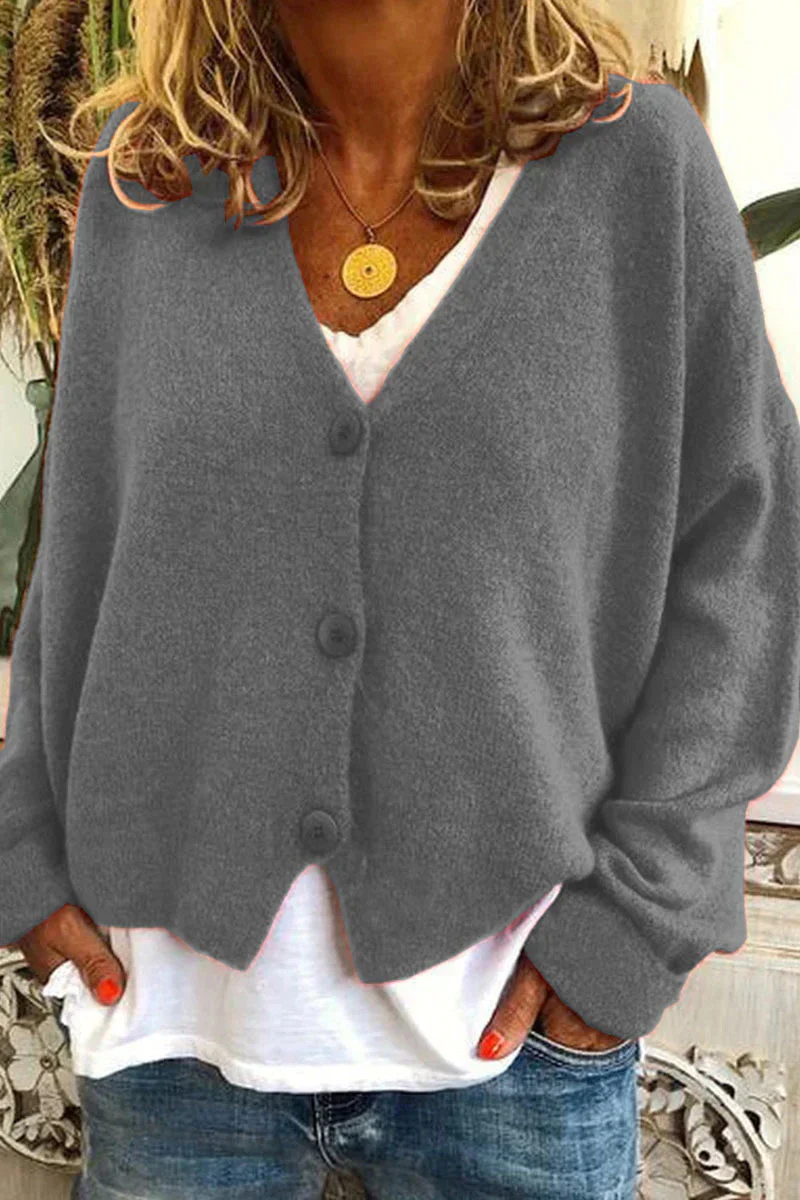 Heidi-Mode | Damen Strickjacke Kurz Rot - Image 15