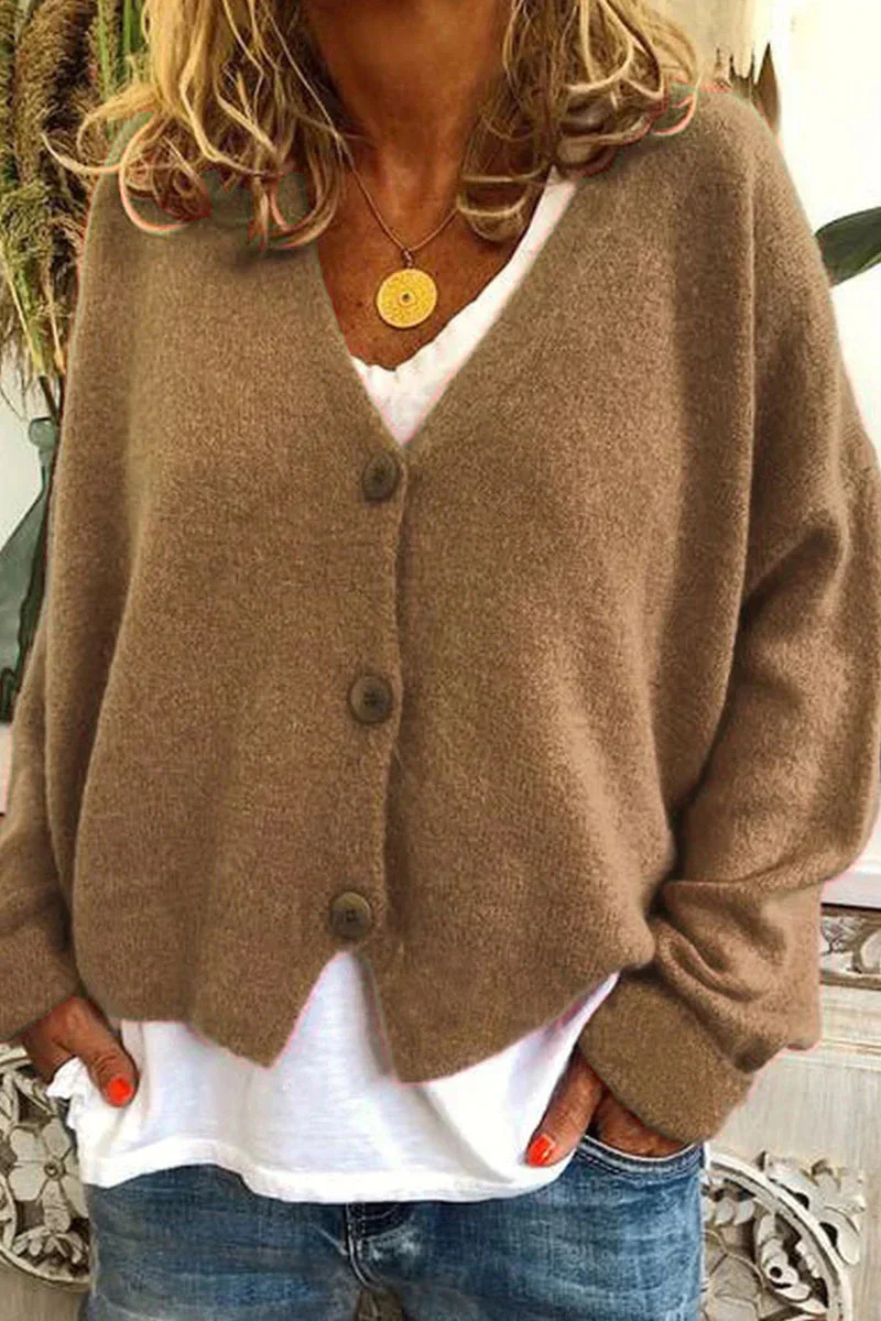 Heidi-Mode | Damen Strickjacke Kurz Rot - Image 6