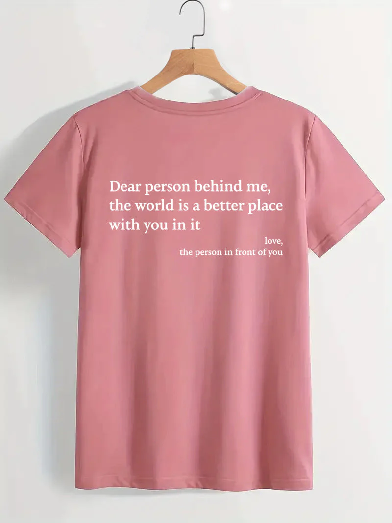 Heidi-Mode | Damen T-Shirt mit Rundhalsausschnitt und Slogan - Image 18