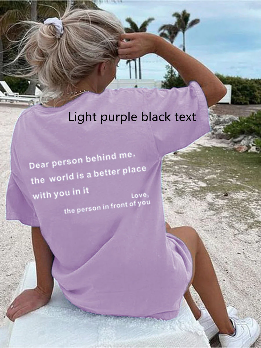 Heidi-Mode | Damen T-Shirt mit Rundhalsausschnitt und Slogan - Image 22