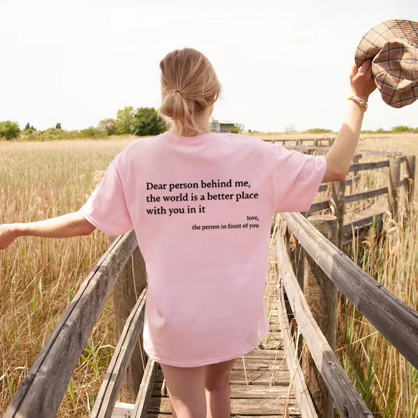 Heidi-Mode | Damen T-Shirt mit Rundhalsausschnitt und Slogan - Image 3