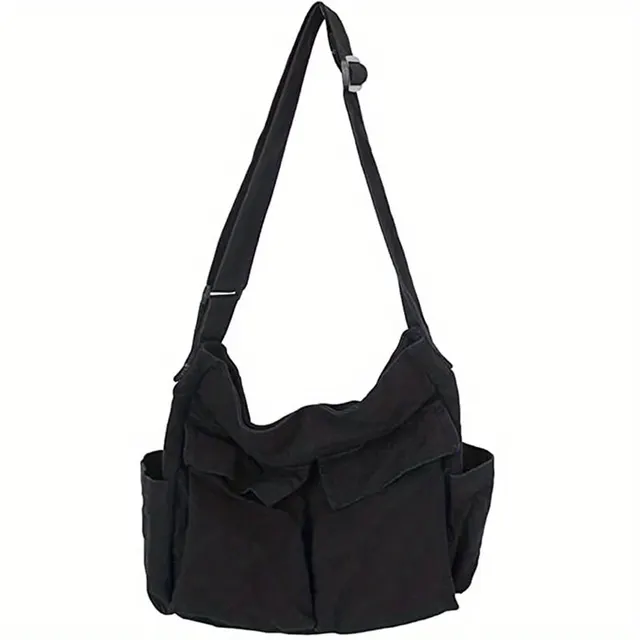 Heidi-Mode | Damen-Umhängetasche Im Vintage-Stil Aus Canvas