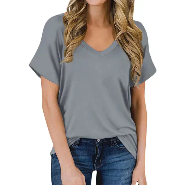Heidi-Mode | Damen V-Ausschnitt T-Shirt - Image 4