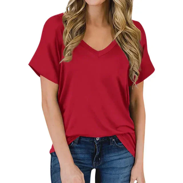 Heidi-Mode | Damen V-Ausschnitt T-Shirt - Image 8