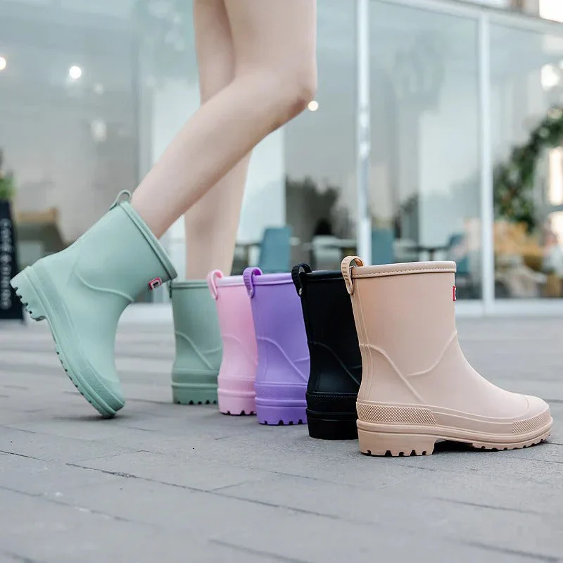 Heidi-Mode | Damen Wasserdichte Gummistiefel Boots - Image 4