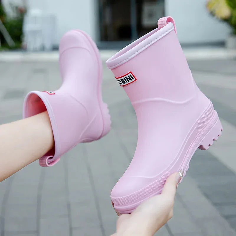 Heidi-Mode | Damen Wasserdichte Gummistiefel Boots - Image 8