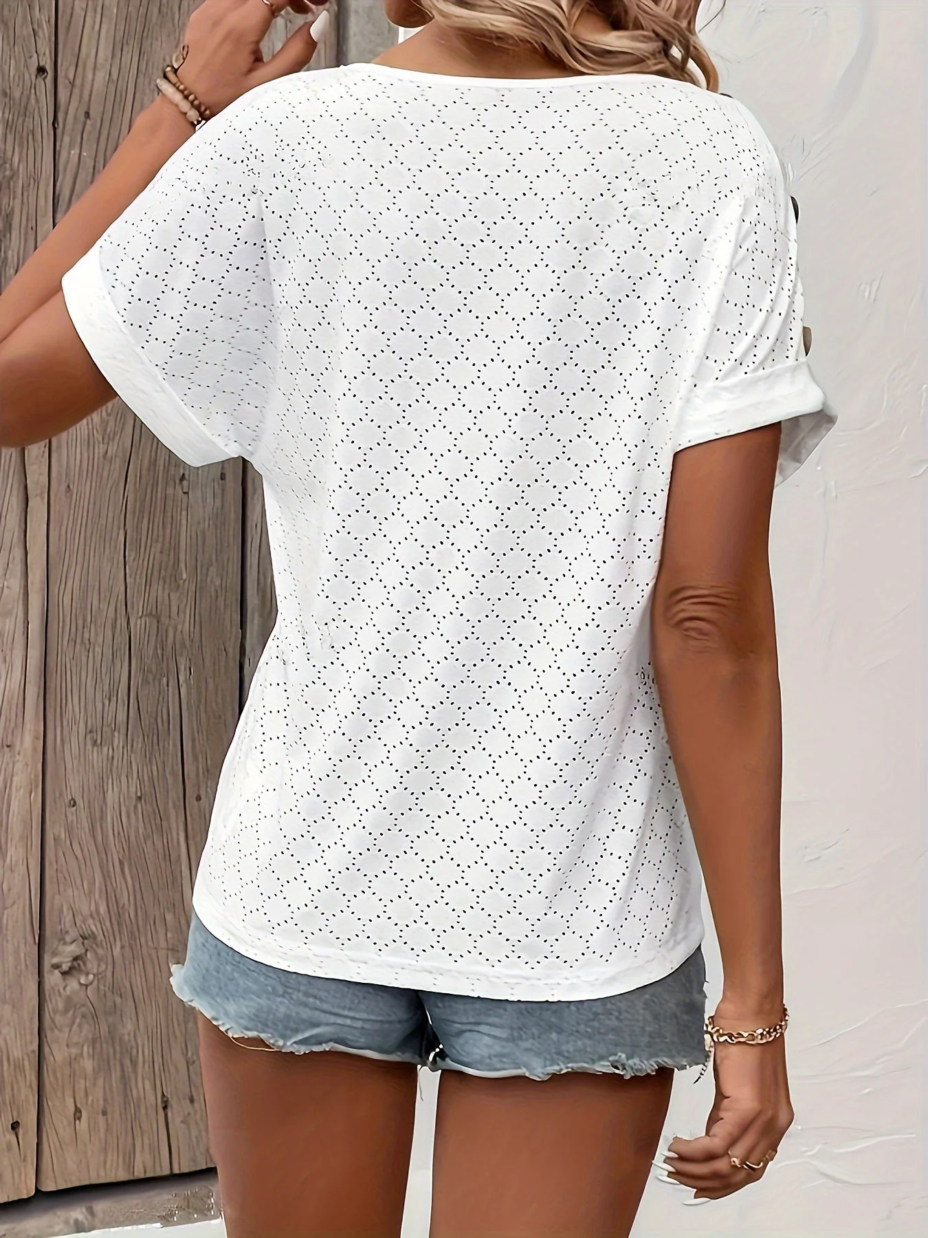 Heidi-Mode | Damen Weißes T-Shirt