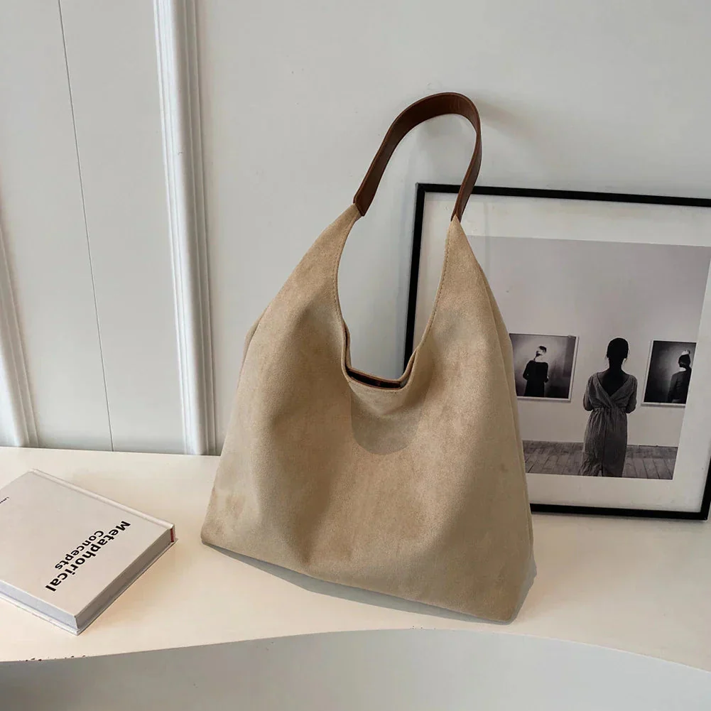 Heidi-Mode | Damen Wildleder Tote Bag Stilvolle Frauentasche - Image 5