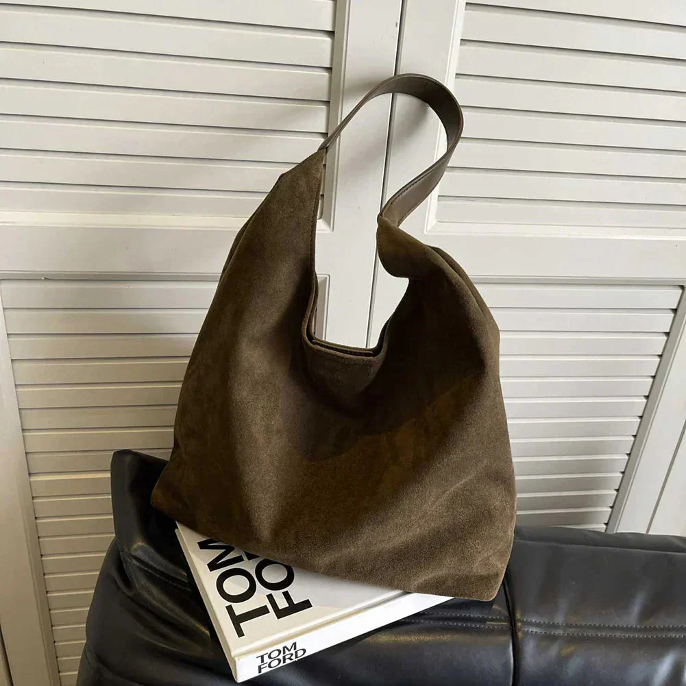 Heidi-Mode | Damen Wildleder Tote Bag Stilvolle Frauentasche - Image 7
