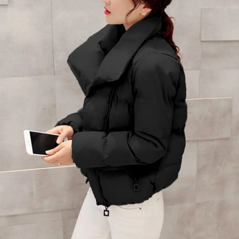Heidi-Mode | Damen Winterjacke mit Asymmetrischem Kragen - Image 2