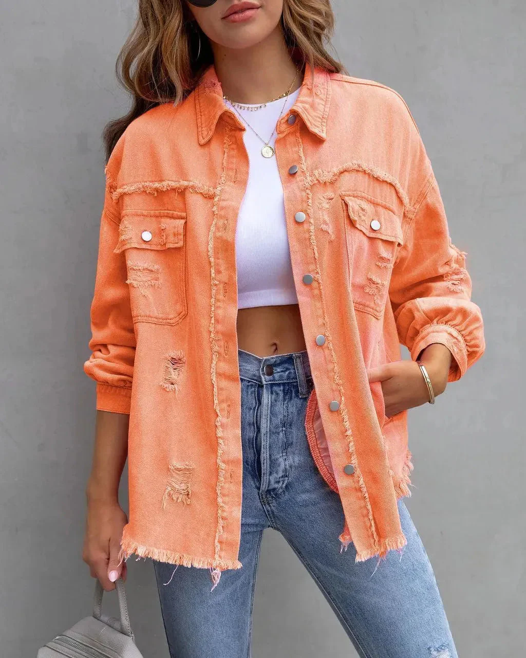 Heidi-Mode | Damenbluse Aus Denim - Image 11