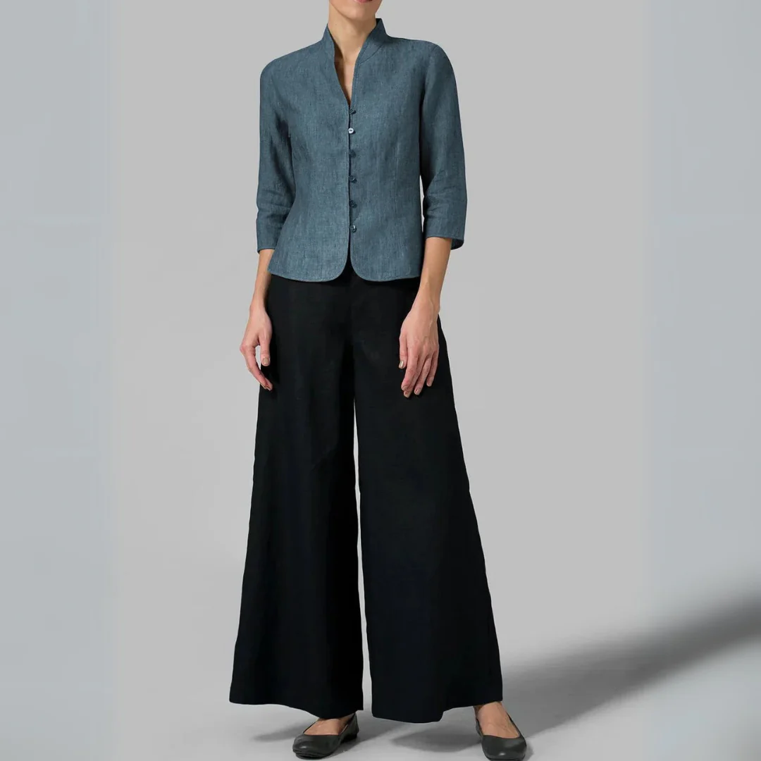 Heidi-Mode | Damenbluse mit Stehkragen - Image 2