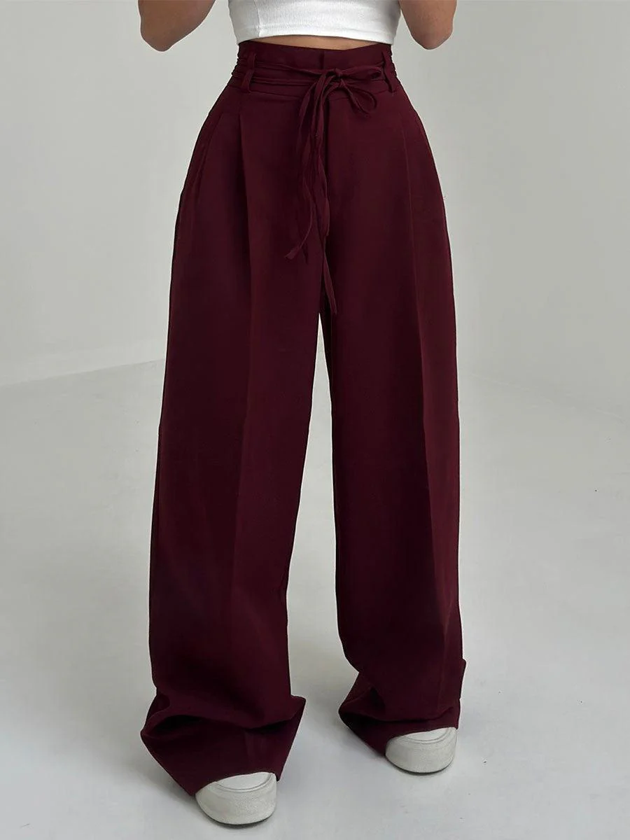 Heidi-Mode | Damenhose mit Hohem Bund und Weitem Bein - Image 6
