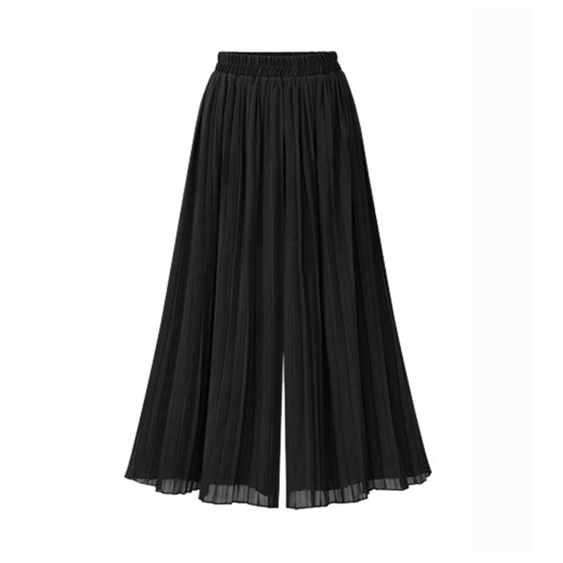 Heidi-Mode | Damenhose mit Weitem Bein und Mesh Detail - Image 3