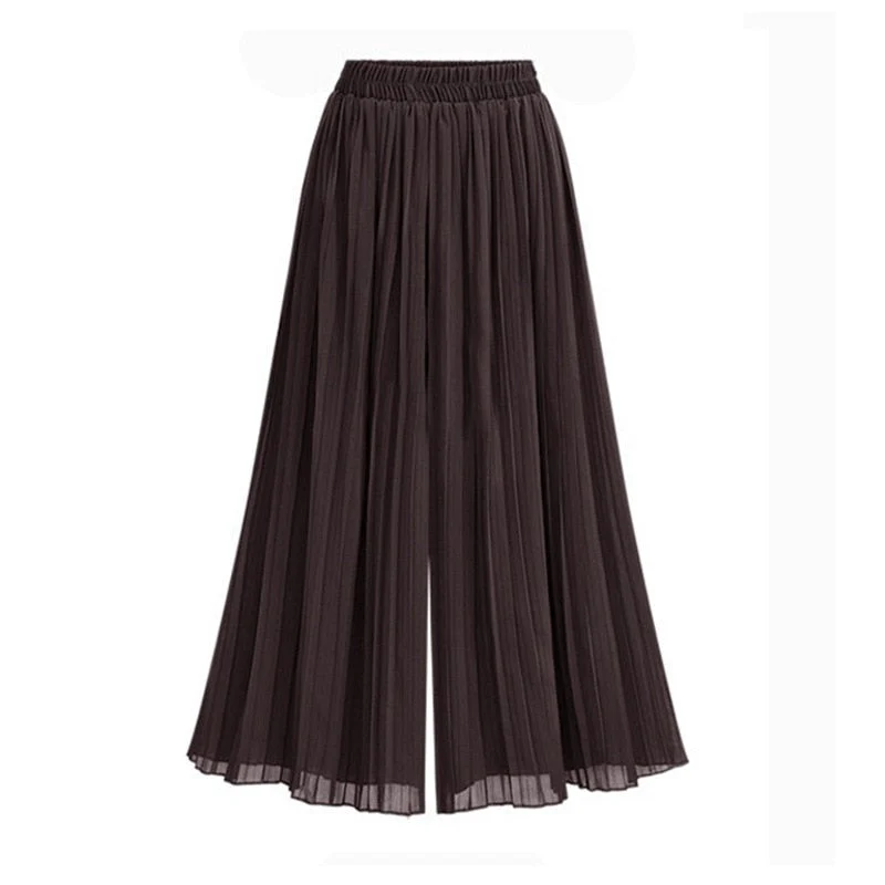 Heidi-Mode | Damenhose mit Weitem Bein und Mesh Detail - Image 4